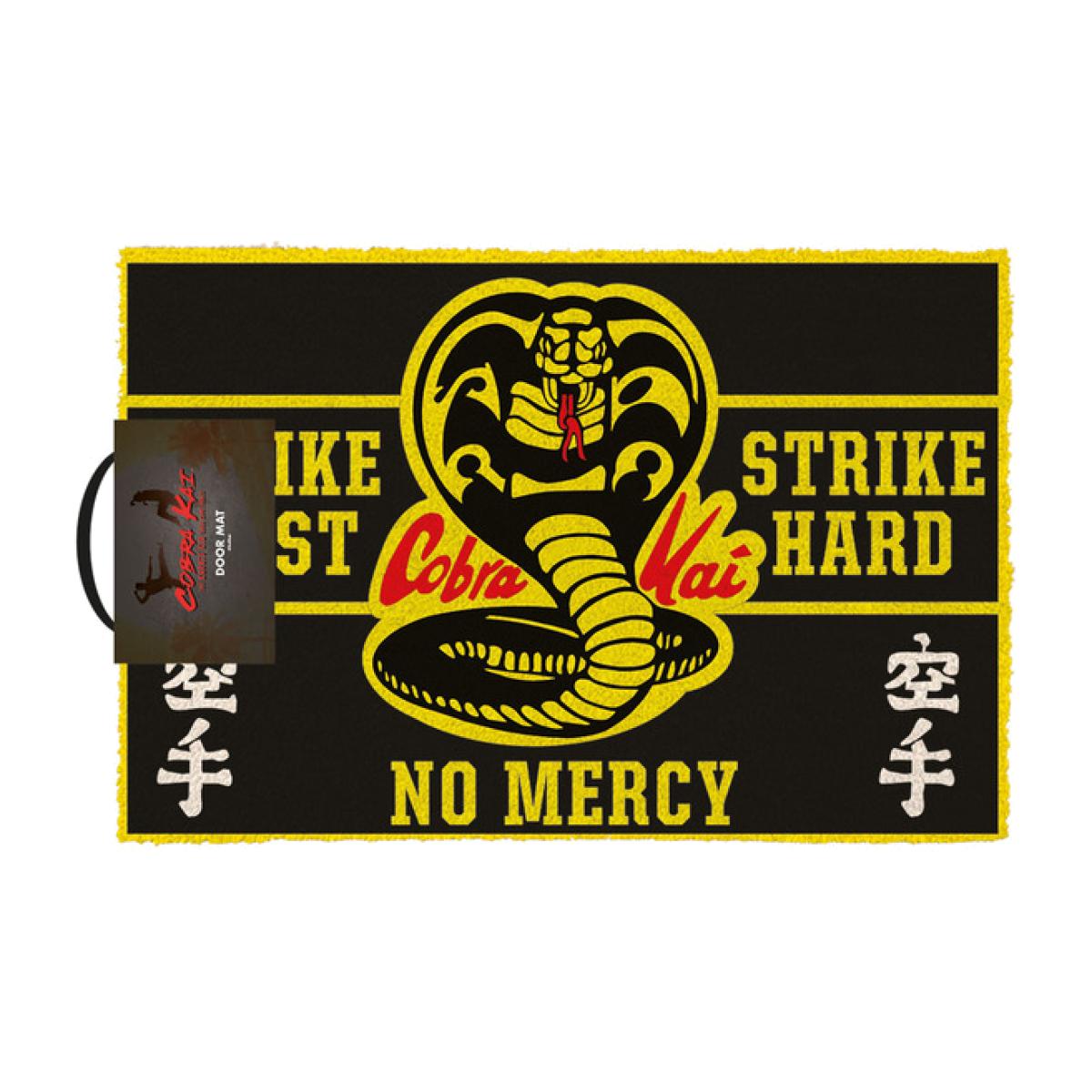 Cobra Kai (No Mercy) Doormat - Black – image 1