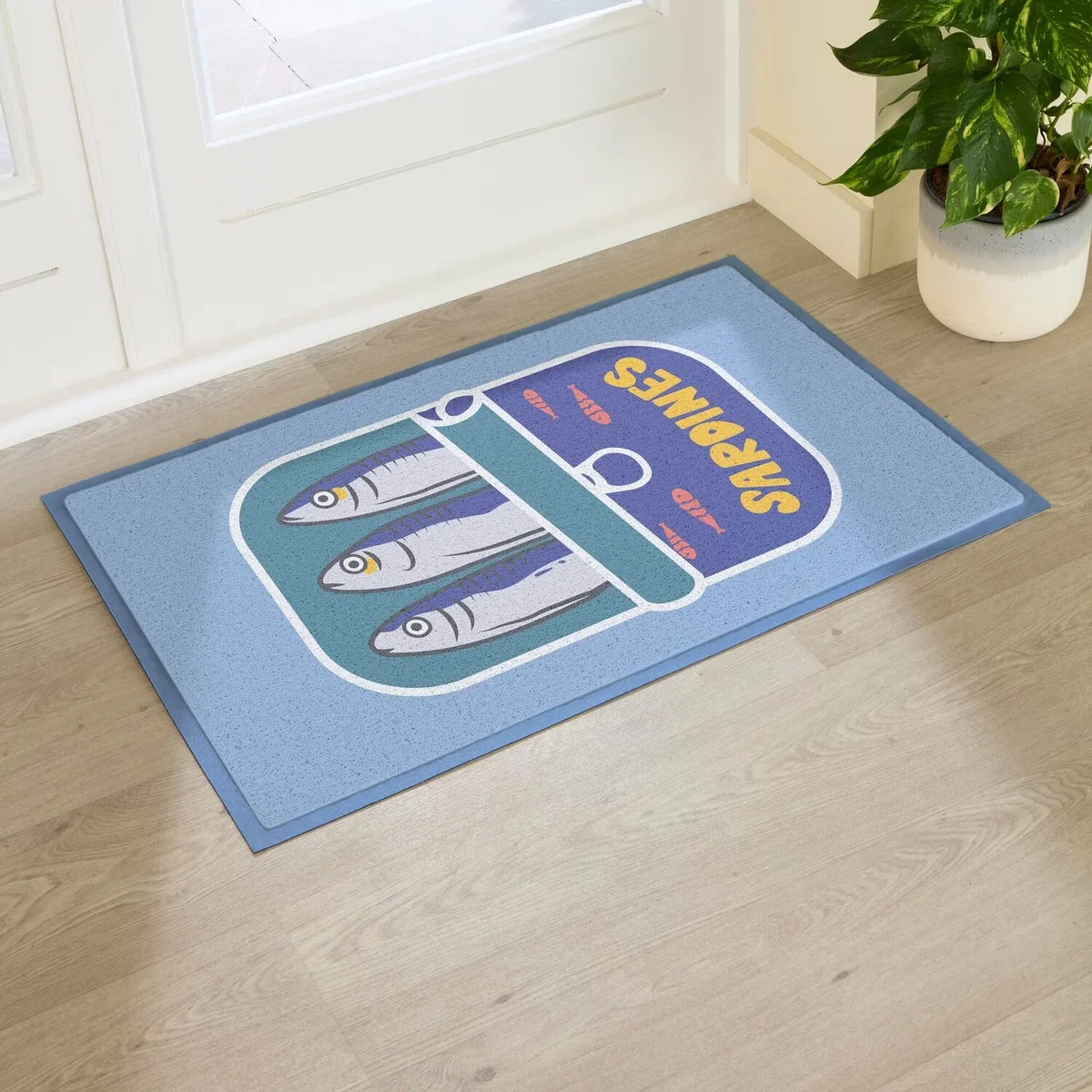 Sardine Tin Indoor/Outdoor Doormat (90x60cm) - Multi / 90 x 60cm