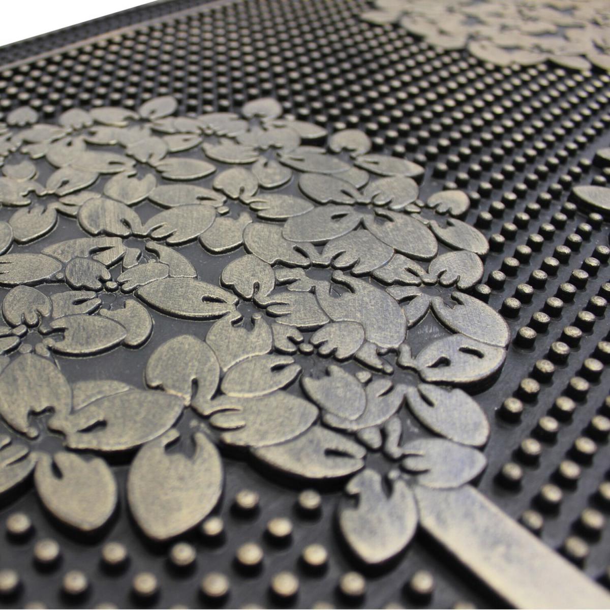 Havana Pin Tree Rubber Door Mat - Dark Brown – image 3