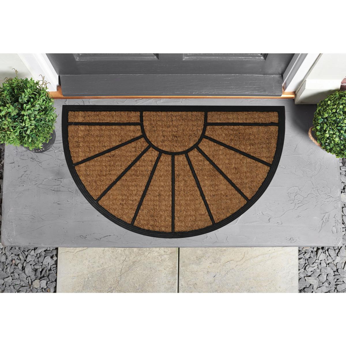 Rubber Backed Boucle Coir Mat Sunrise – image 3
