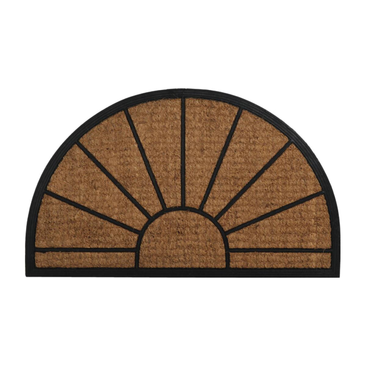 Rubber Backed Boucle Coir Mat Sunrise – image 1