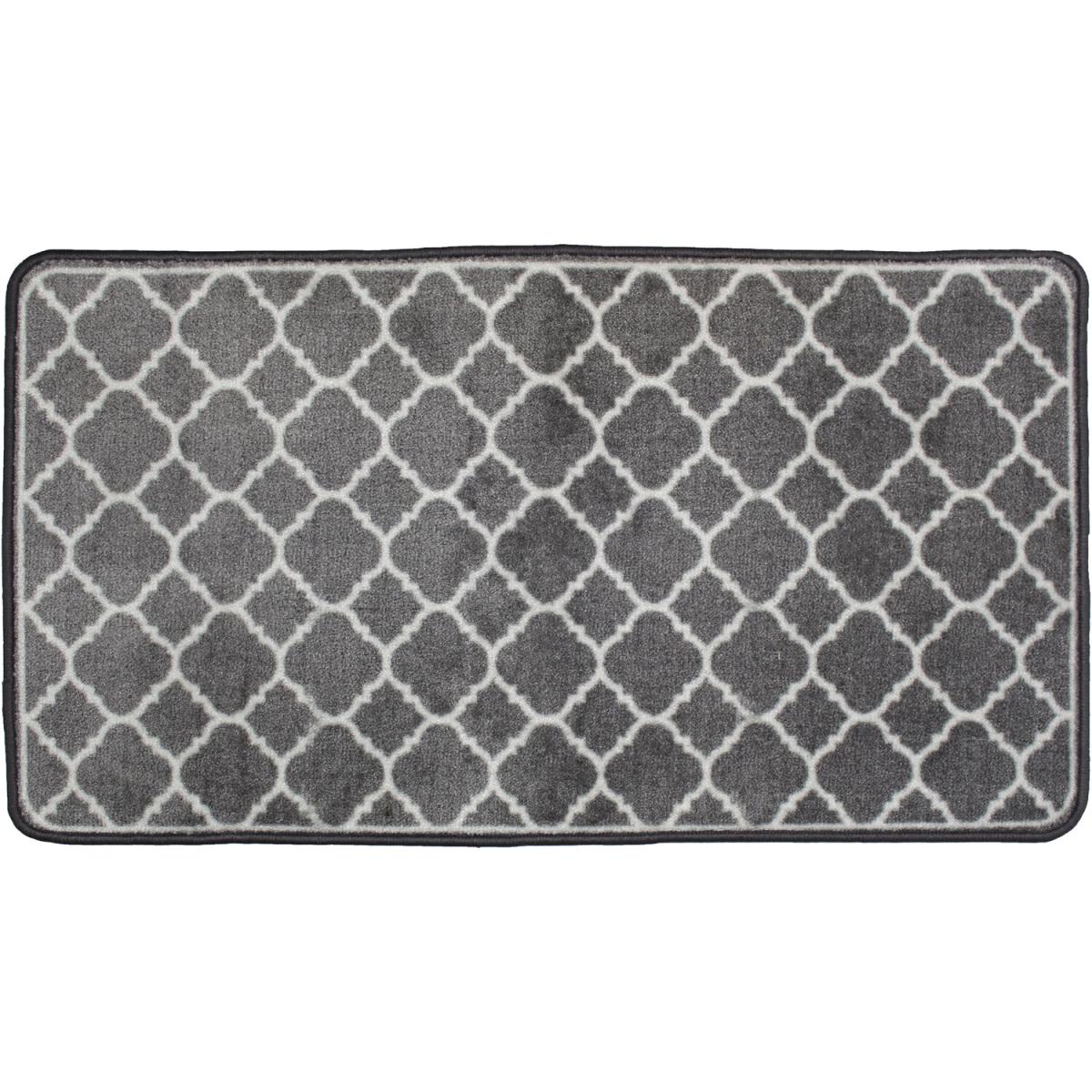 Grey Trellis Washable Runner – image 3
