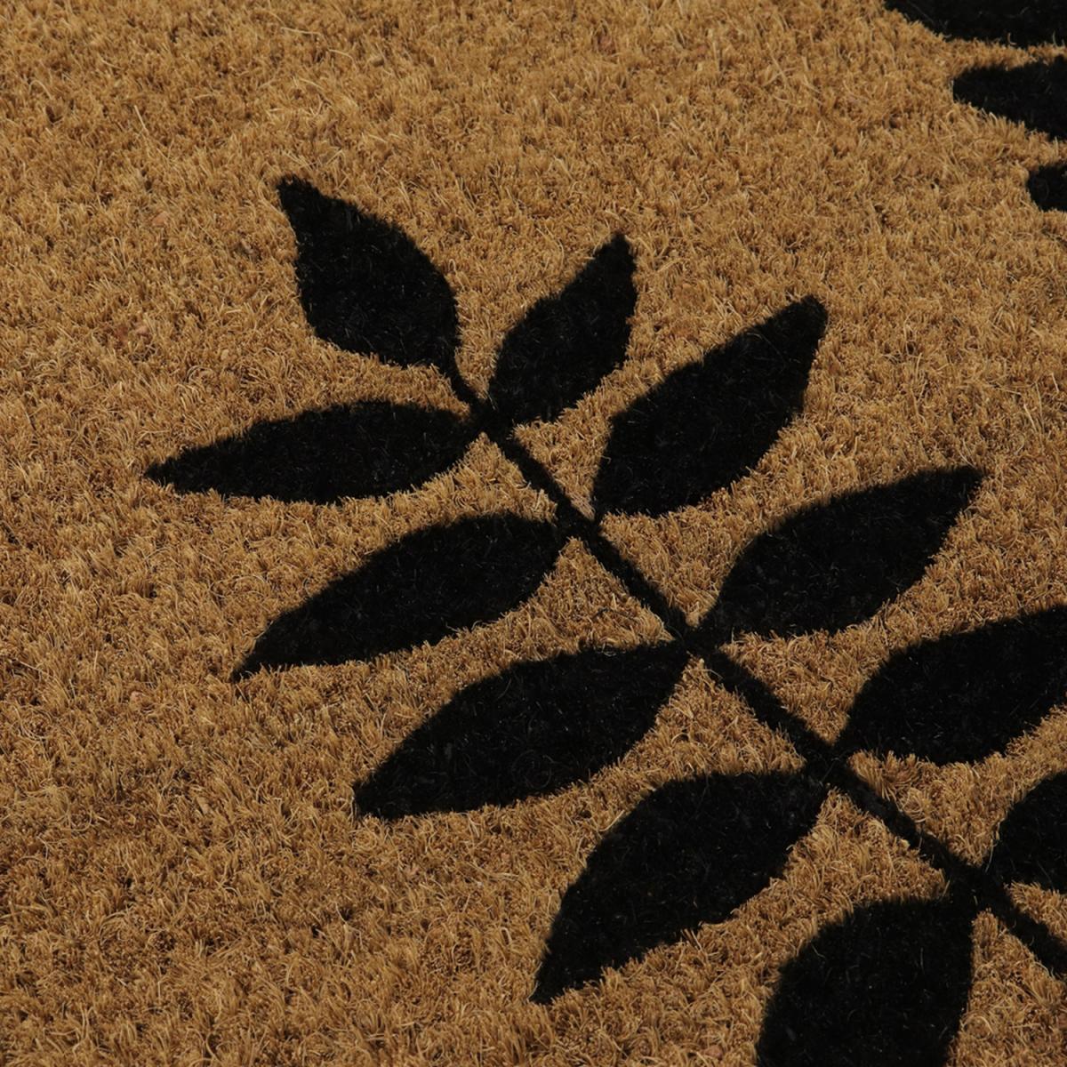 JVL Eco-Friendly Foliage Door Mat - Brown – image 3