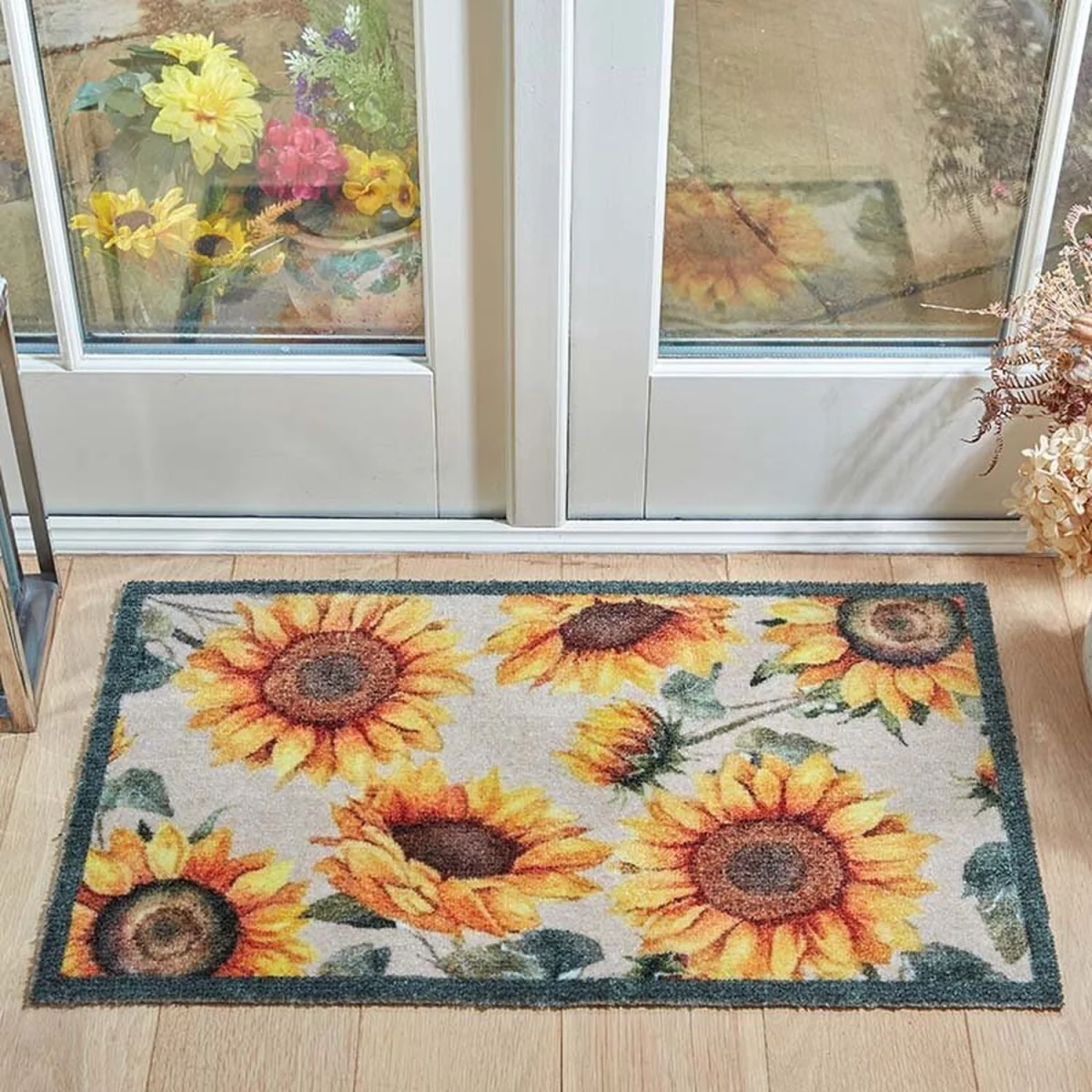 Home Entrance Door Mats - Yellow,Orange,Green