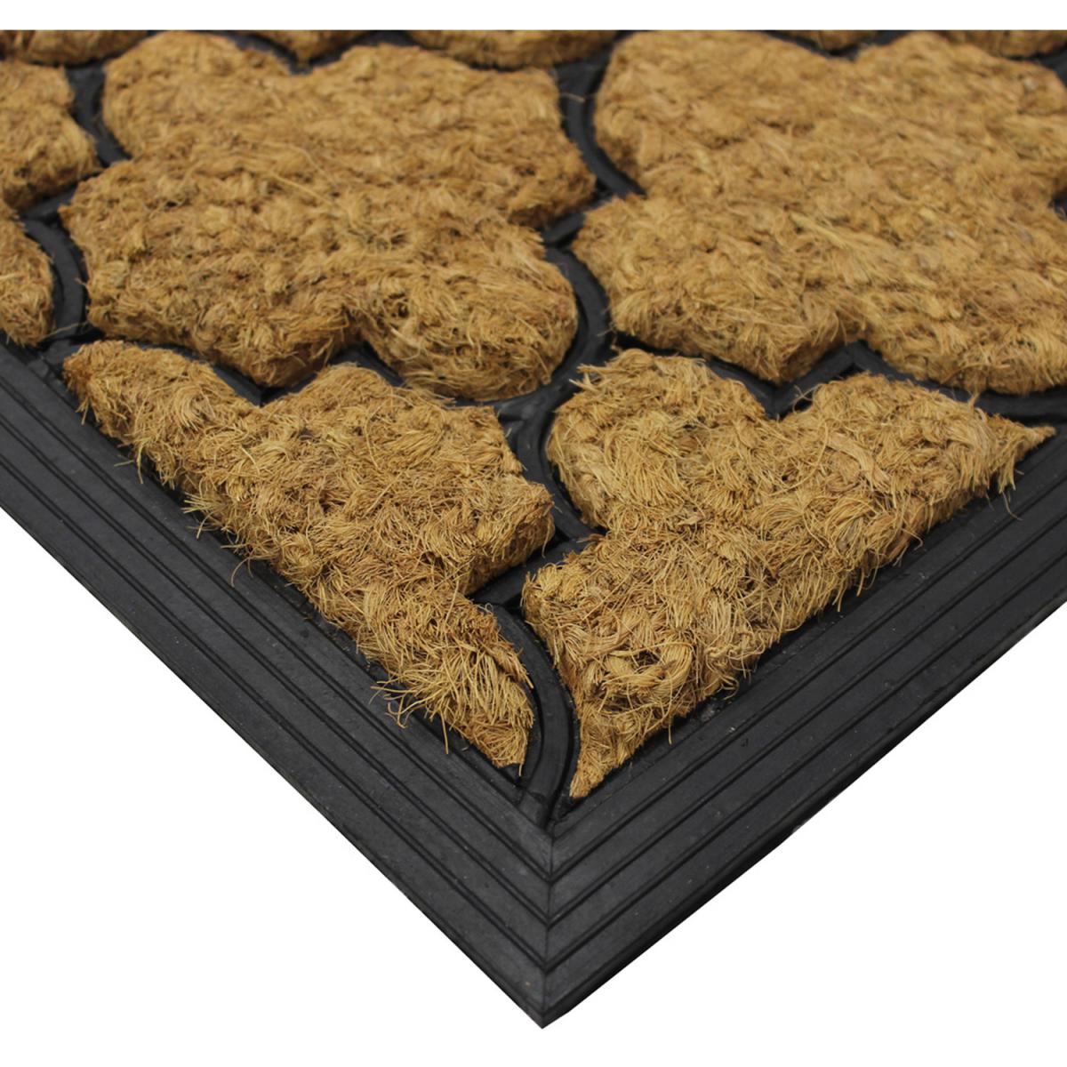 Round Pattern Comfort Scraper Entrance Rubber Door Mat – image 2