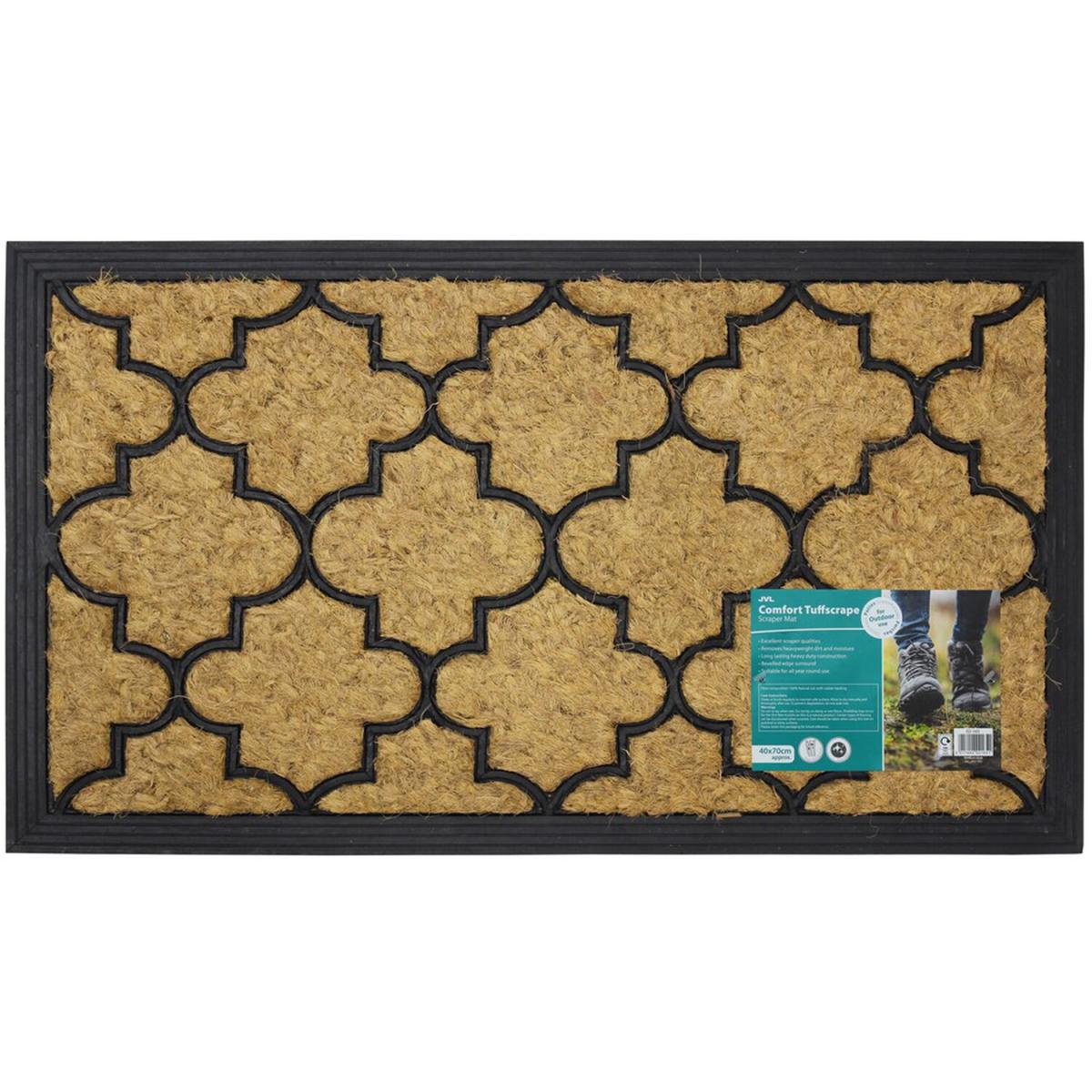 Round Pattern Comfort Scraper Entrance Rubber Door Mat – image 4