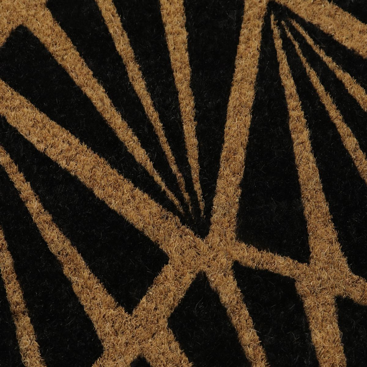 JVL Eco-Friendly Art Deco Door Mat - Brown – image 4