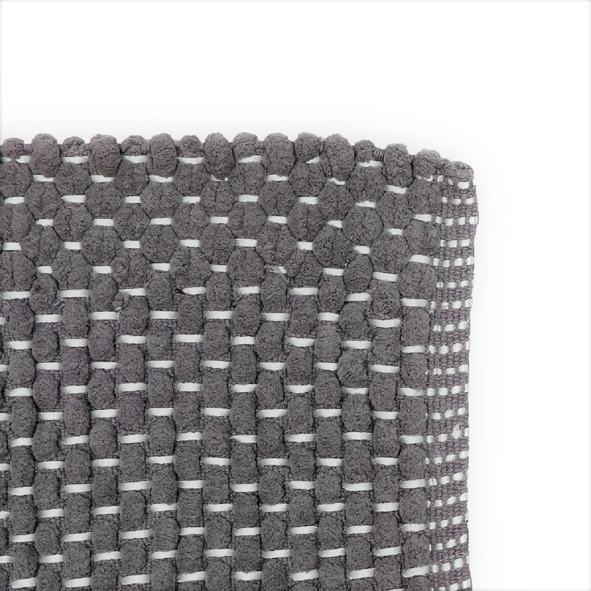 Chenille Door Mat 100% Cotton - Grey – image 4