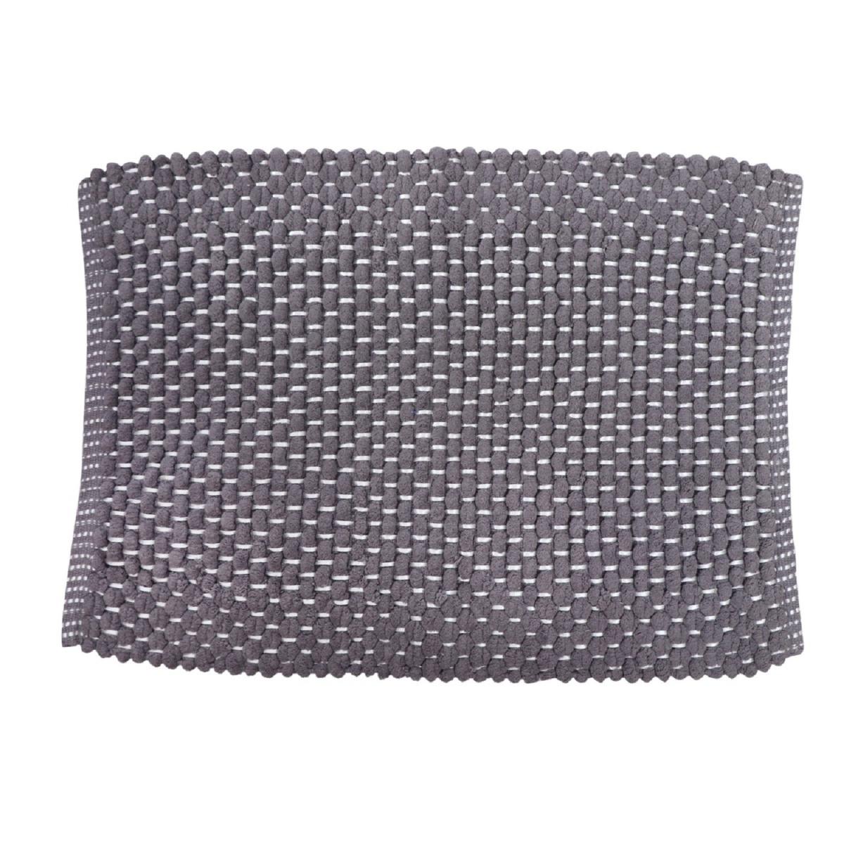 Chenille Door Mat 100% Cotton - Grey – image 5
