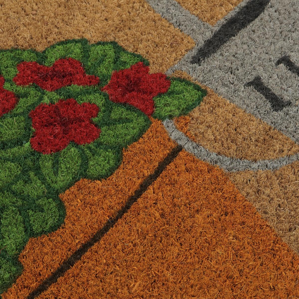 JVL Eco-Friendly I Love My Garden Door Mat - Brown – image 4