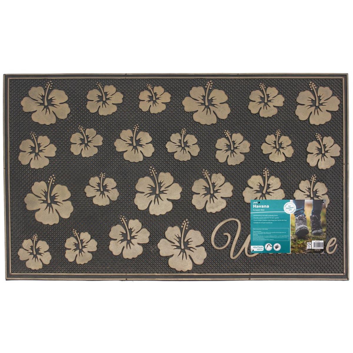 Havana Flower Pin Rubber Door Mat – image 4