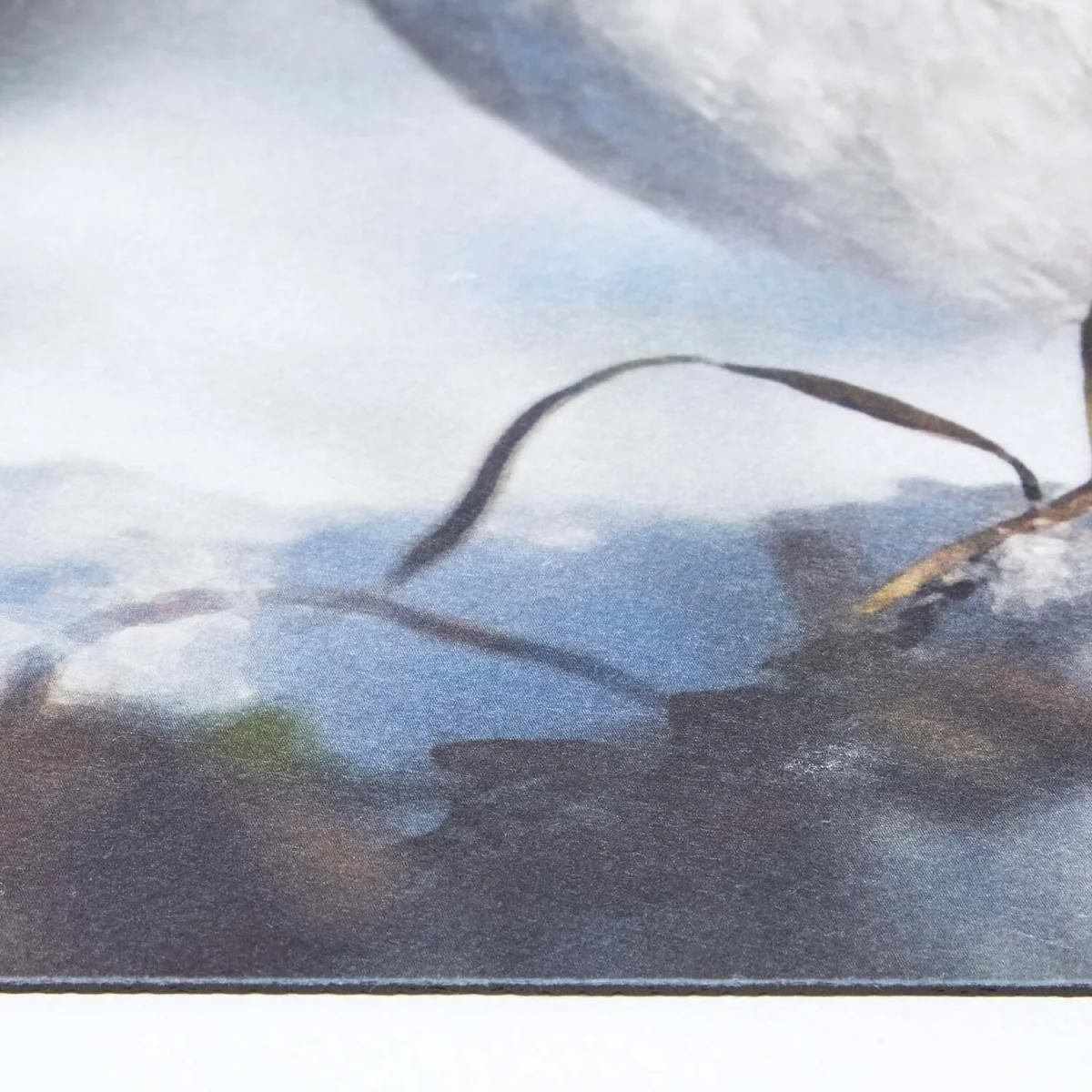 Recycled Rubber Printed Winter Robin Doormat - Multi – image 3