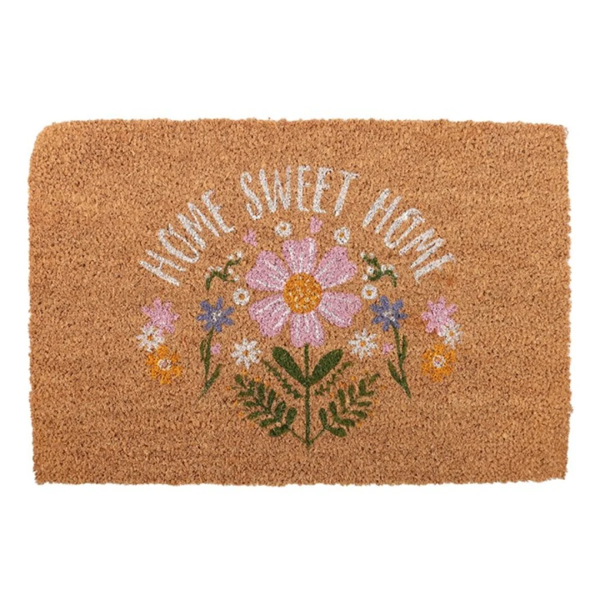 Natural Daisy Home Sweet Home Doormat Brighten Your Doorstep - Brown – image 4