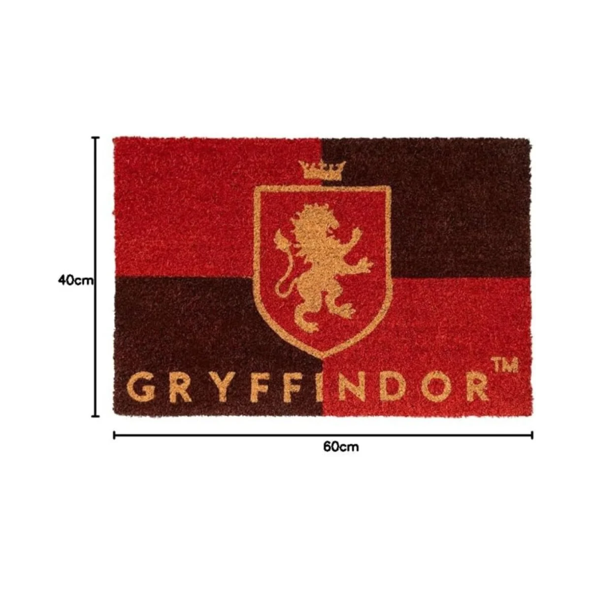 Harry Potter Gryffindor 60 x 40 cm Doormat Red and Brown - Red – image 6