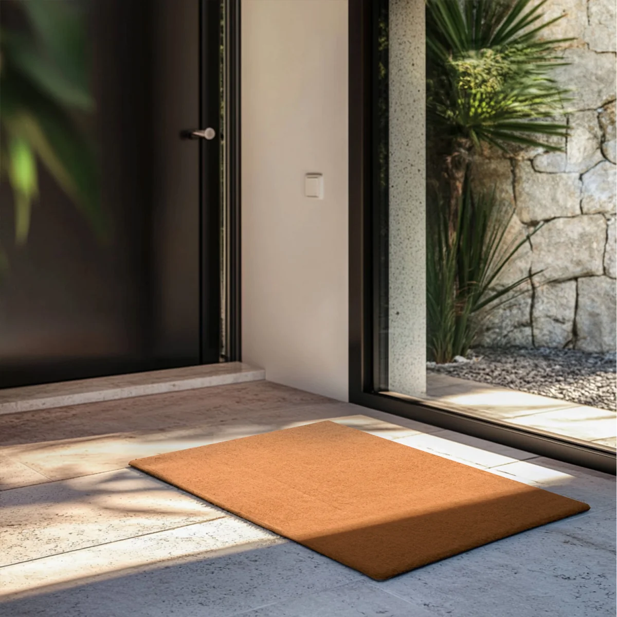 Non-Shed PVC Coir Entrance Doormat - Beige / 1.25m x 1.5m – image 8