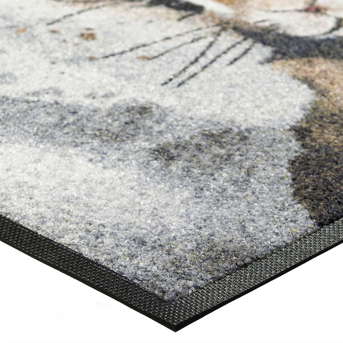 Hopps Bunny Rabbit Washable Floor Mats in Grey – image 2