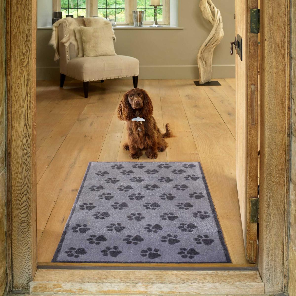 Paws Doormats in Grey by Turtlemat 60x85cm – image 2