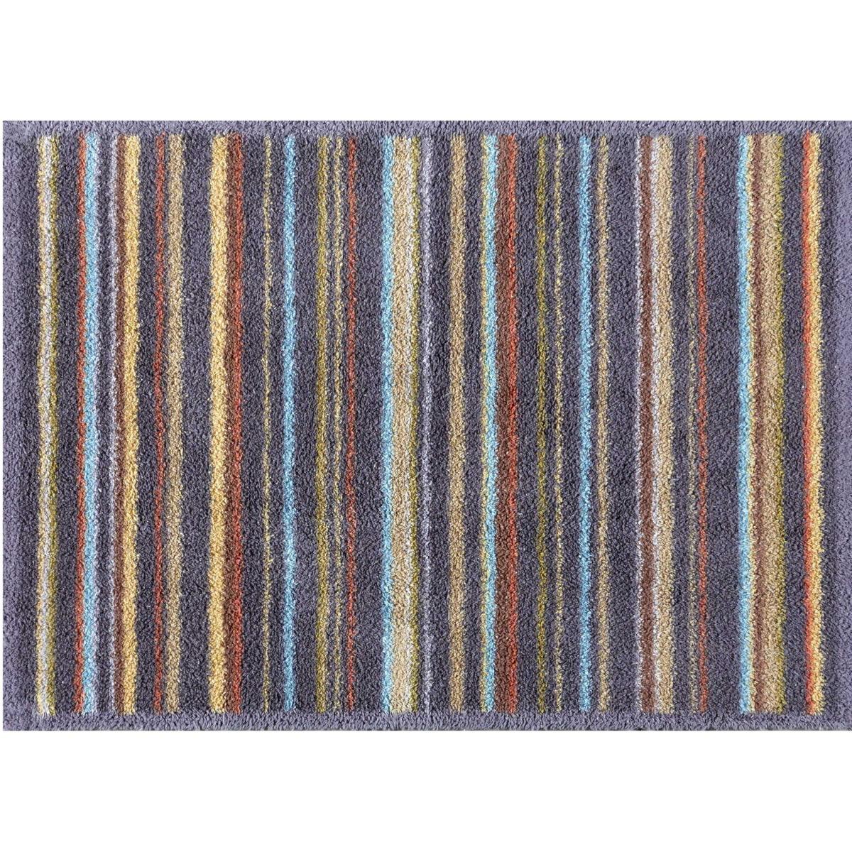 Stripe Washable Doormats in Charcoal Grey by Turtlemat 75x120cm – image 3
