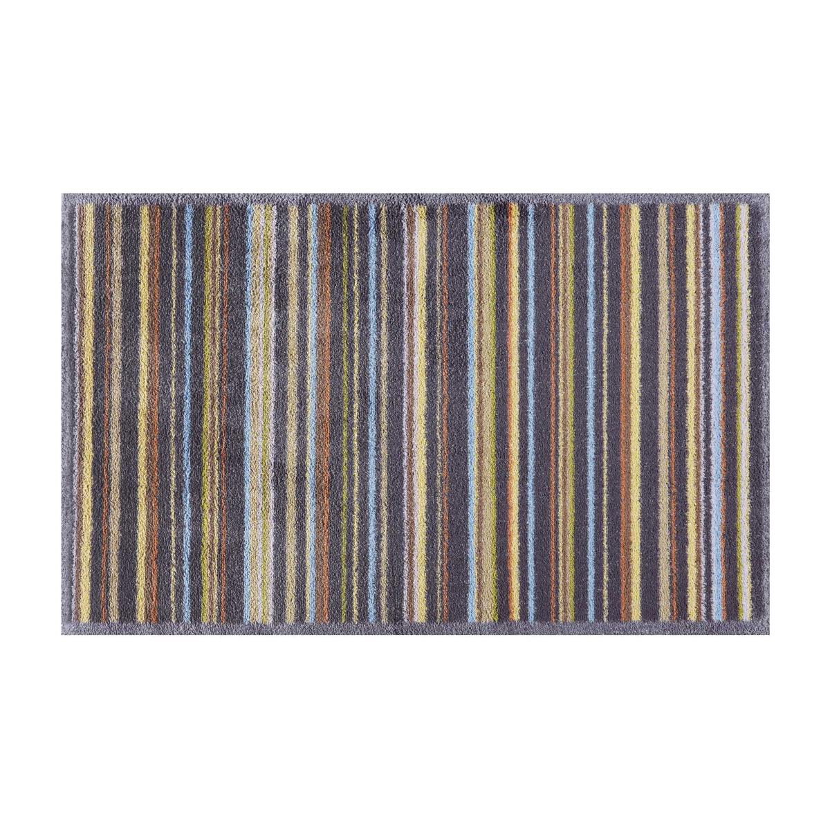 Stripe Washable Doormats in Charcoal Grey by Turtlemat 75x120cm – image 4