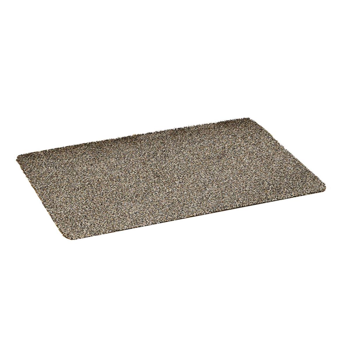 Washable Cotton-Rich Doormat in Granite Grey 40x60cm – image 2