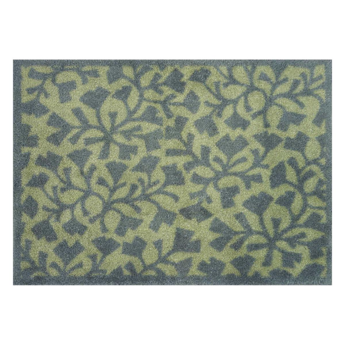 Batik Leaf Doormats By Sanderson in Green 60x85cm – image 2
