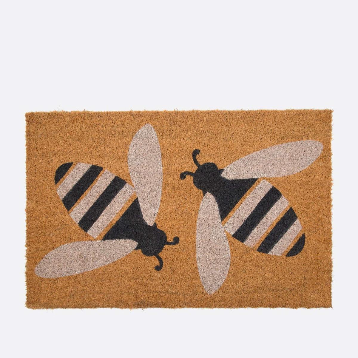 Buzzy Bee Coir Doormat in Natural Black – image 2