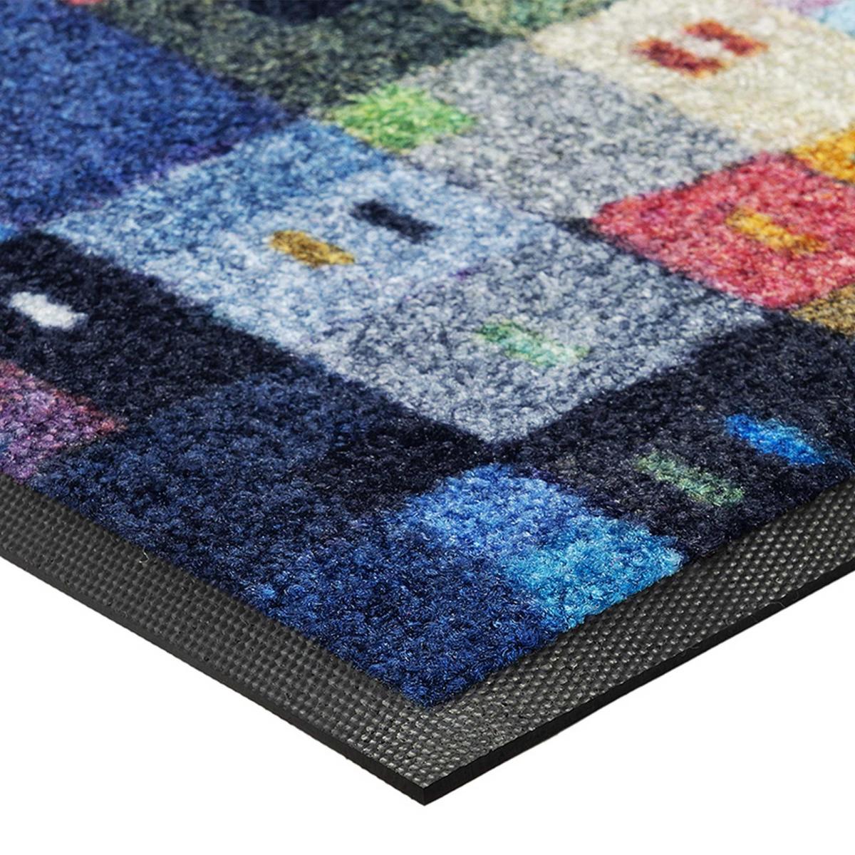 Colourful Houses Washable Floor Mats in Multicolour – image 2