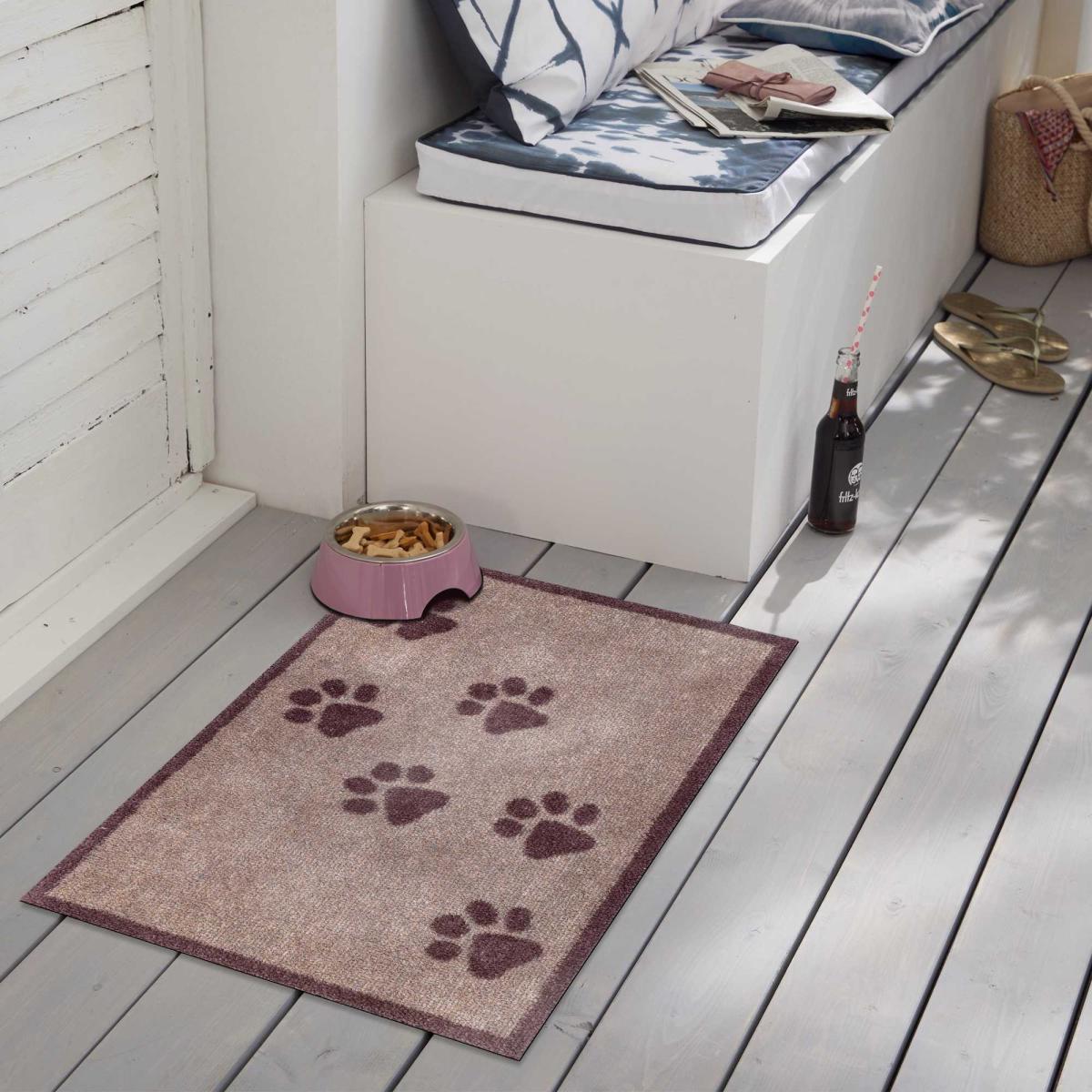 Paws Washable Floor Mats in Brown – image 2