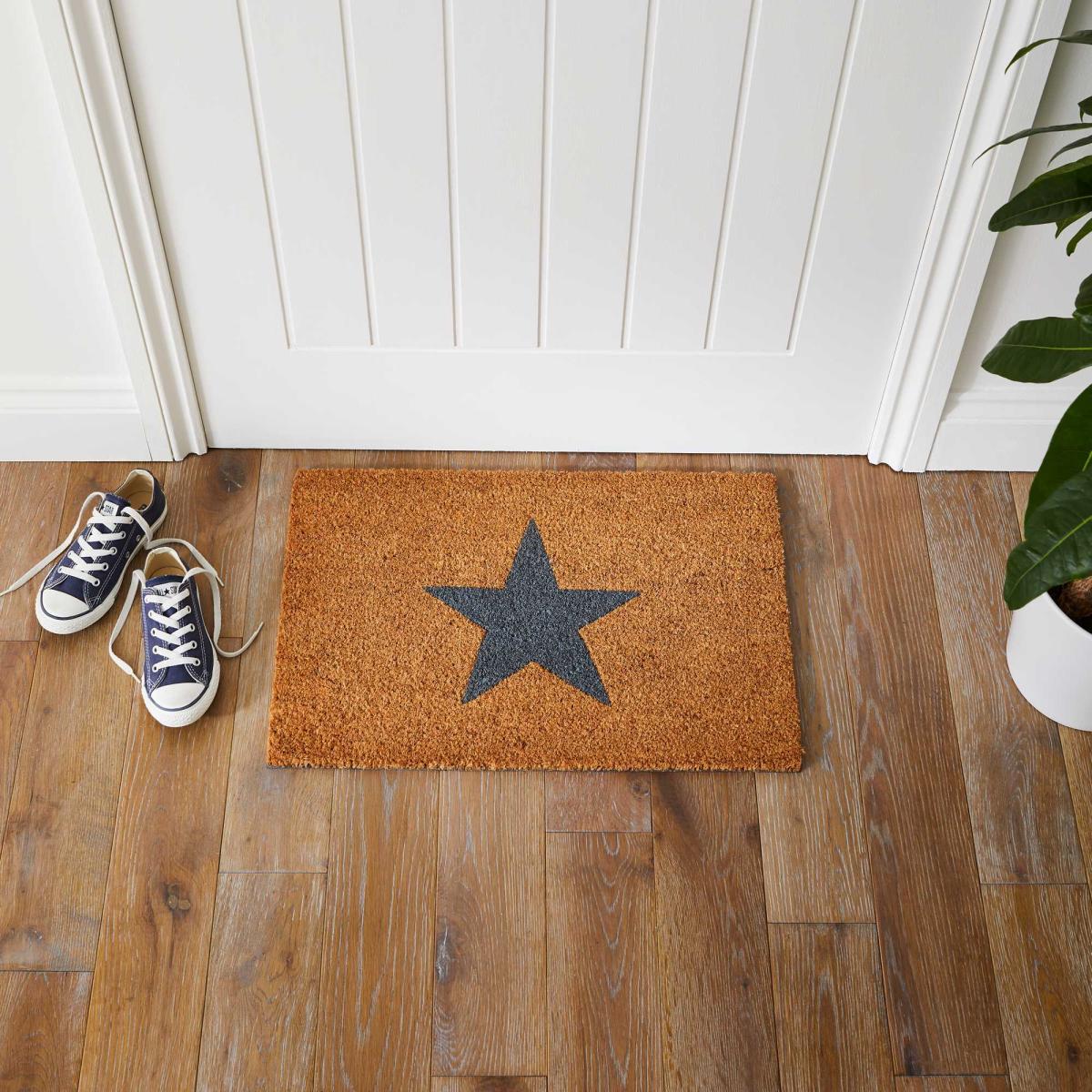 Star Coir Doormats in Natural – image 1