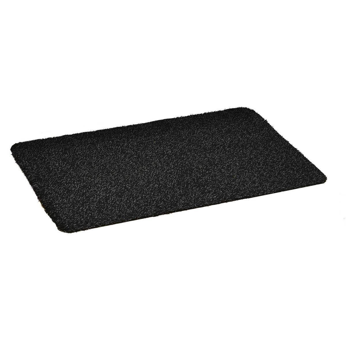 Washable Cotton-Rich Doormat in Graphite Grey – image 2