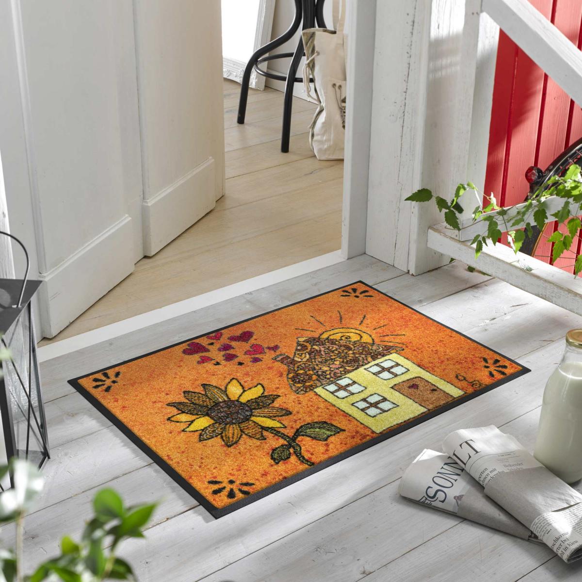Sonnenhaus Washable Floor Mats in Orange Multi – image 2
