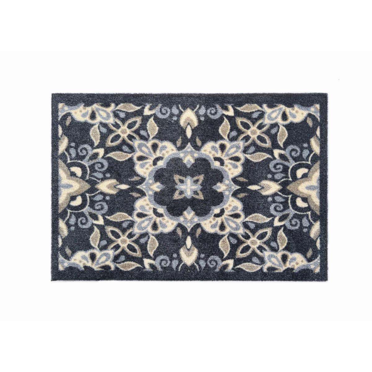 My Kaleidoscope Washable Indoor Doormat in Blue 50x75cm – image 4