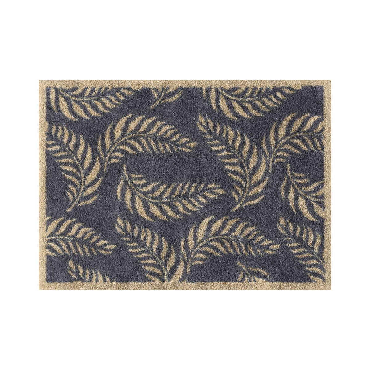 Leaf Scroll Doormats in Blue by Turtlemat – image 2
