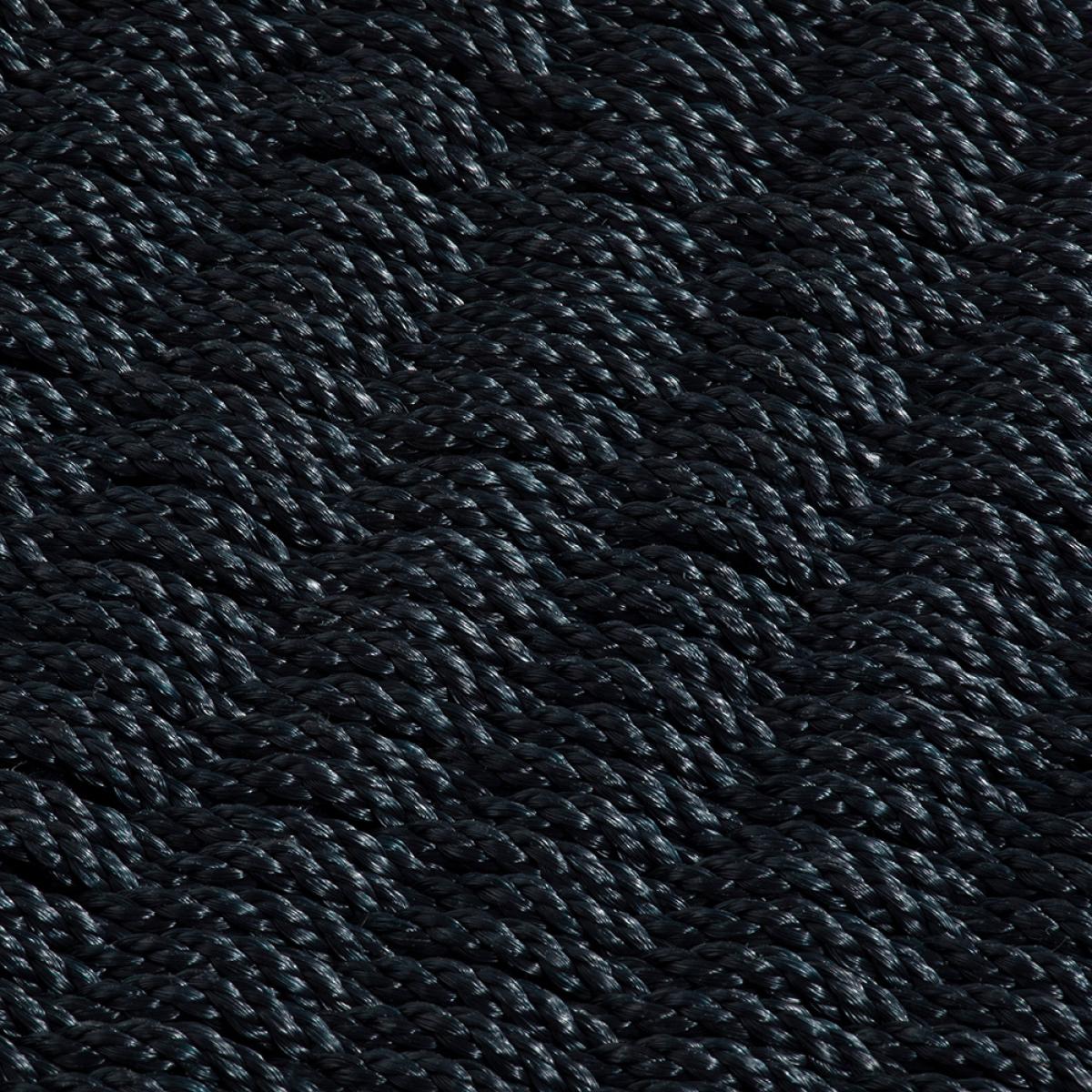 Didsbury Braided Rope Doormat in Navy Blue 55x100cm – image 3