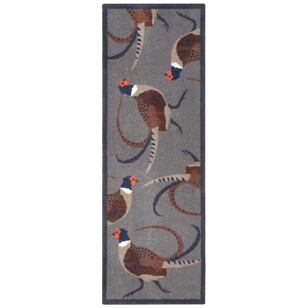 Pheasant Washable Anti Slip Doormat in Grey 50x75cm – image 2