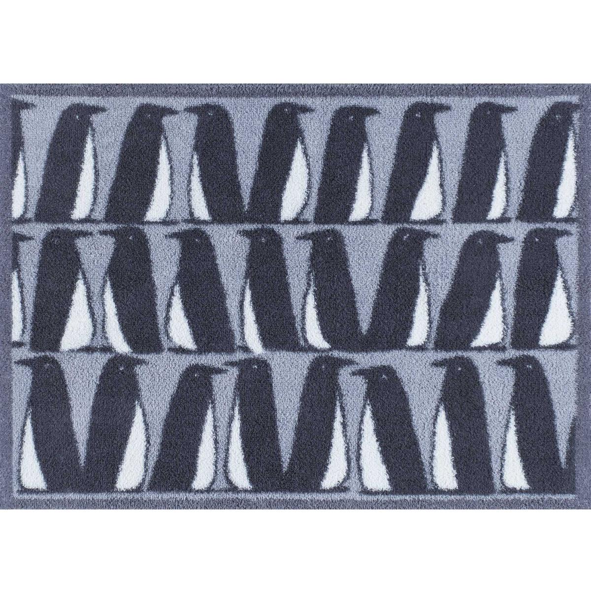 Pedro Penguin Scion Doormats in Frost Blue by Turtlemat – image 2