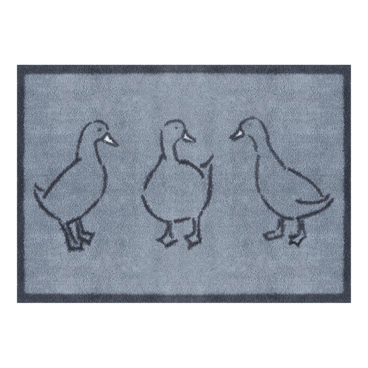 Ducks Washable Doormats in Grey – image 2
