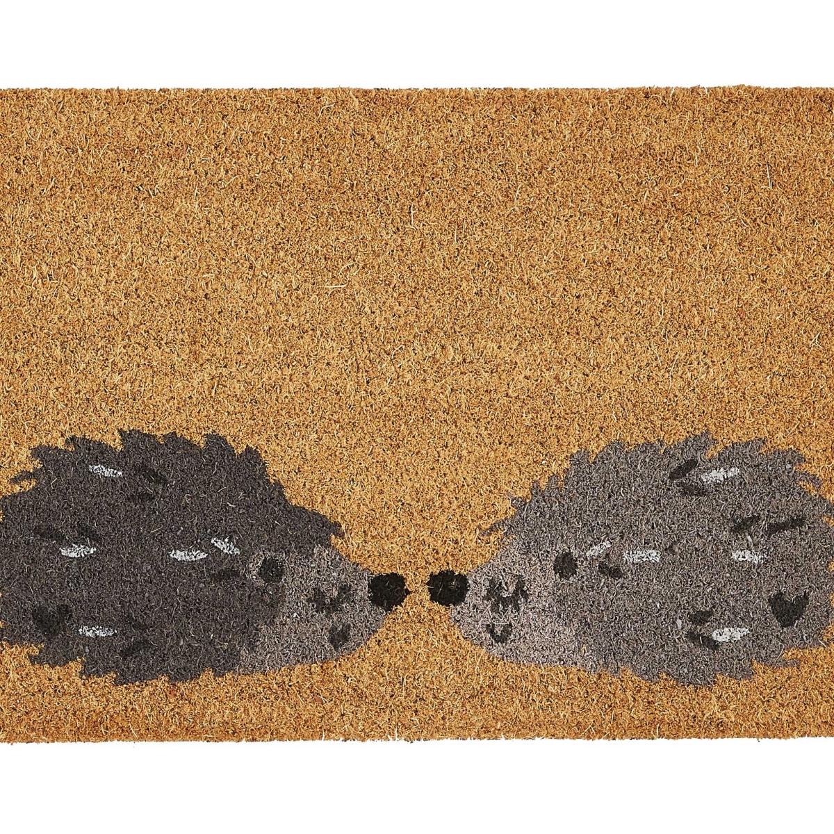 Hedgehogs Coir Doormats in Natural – image 1