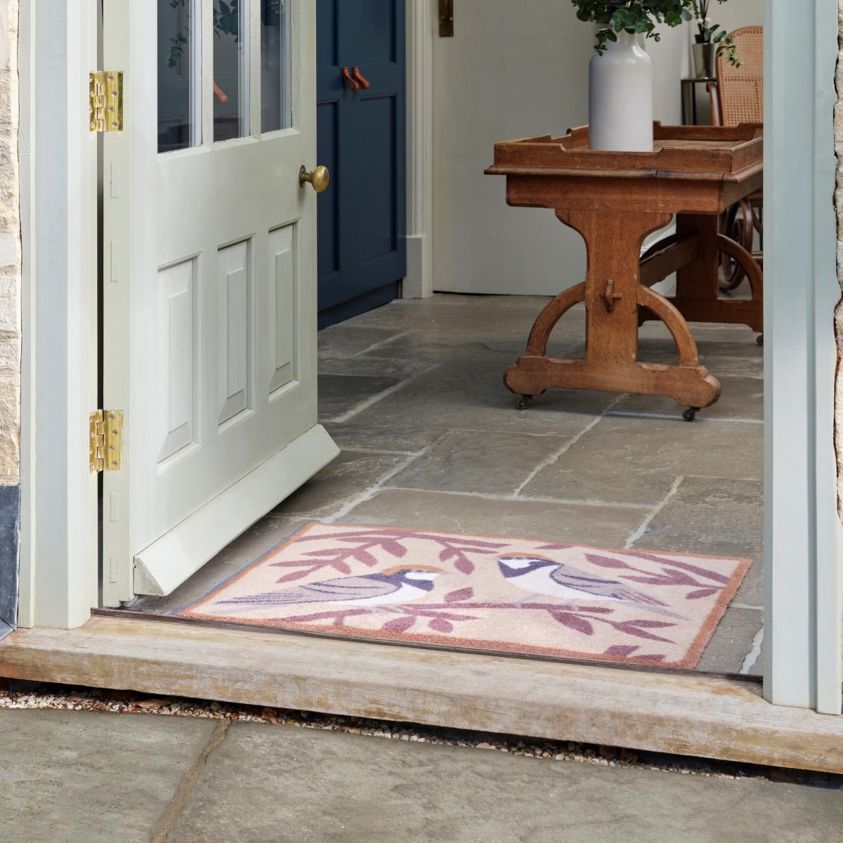 Tree Sparrow Washable Doormats in Natural Beige – image 2
