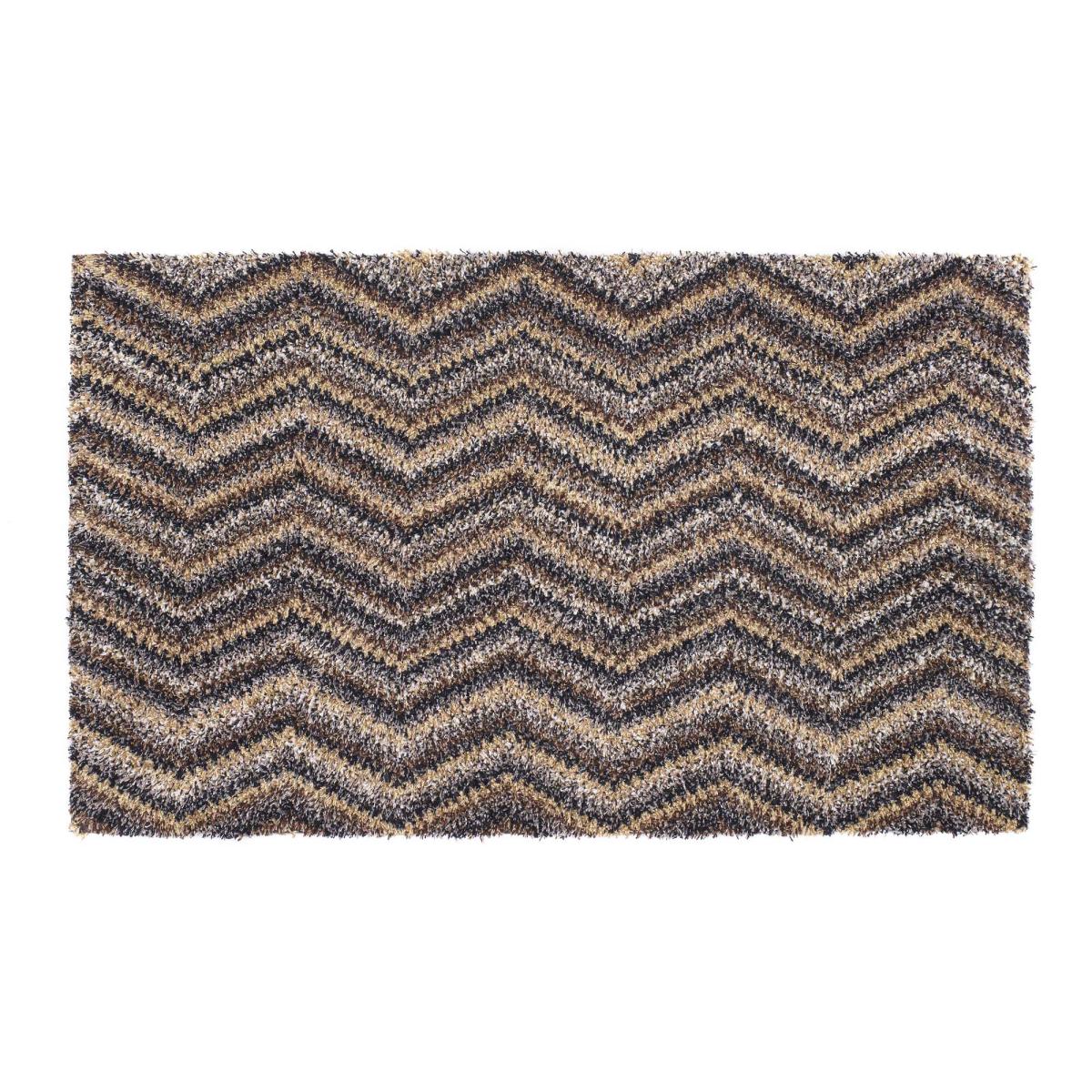 Cotton Candy Zig Zag Washable Doormat in Linen Beige 50x75cm – image 5