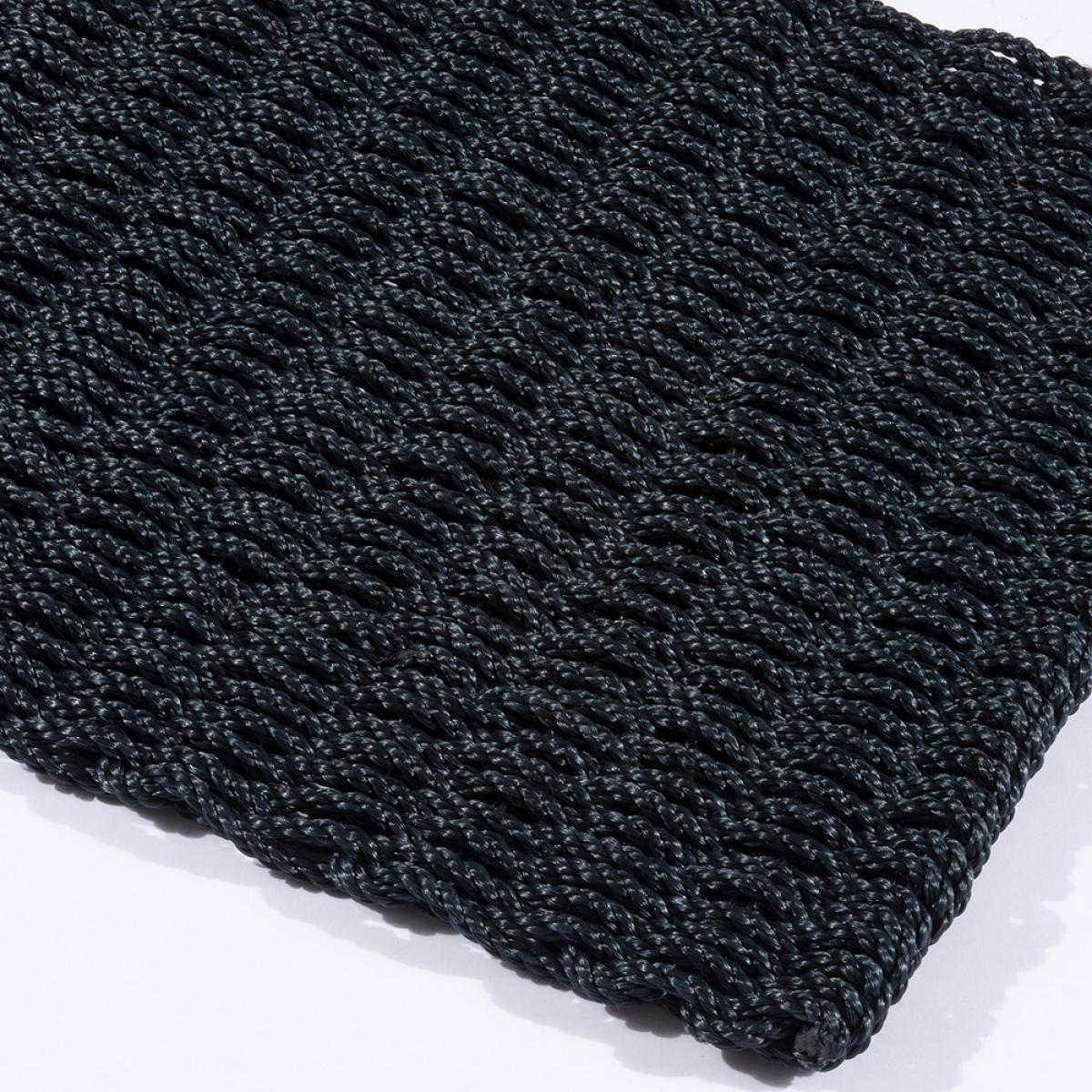 Didsbury Braided Rope Doormat in Navy Blue 45x75cm – image 4