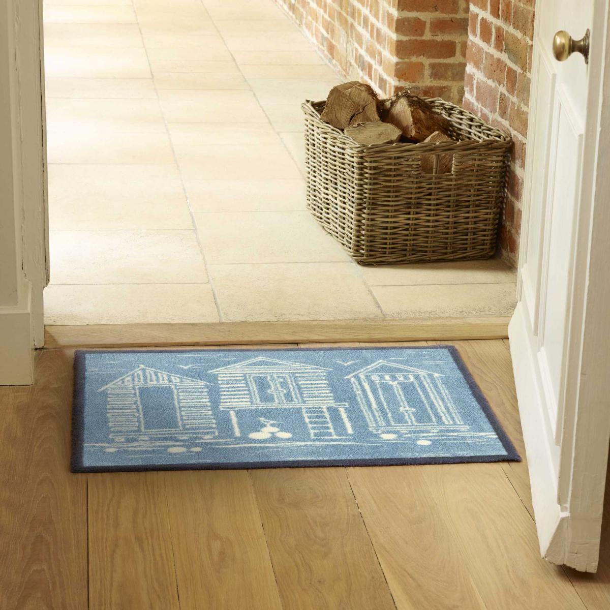 Beach Huts Doormats By Sanderson in Blue&nbsp;60x85cm – image 2