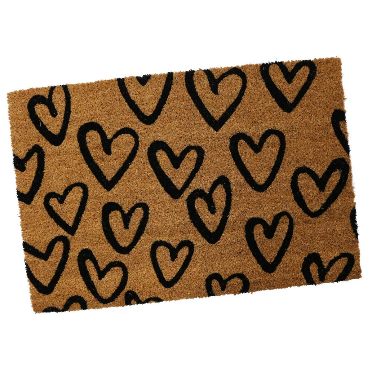 Hearts Coir Doormats in Natural&nbsp;40x60cm – image 3