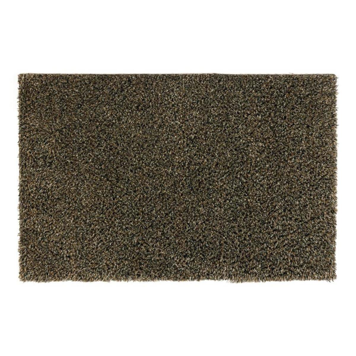 Multi Grip Washable Plain Doormat in Seal Brown 75x100cm – image 3