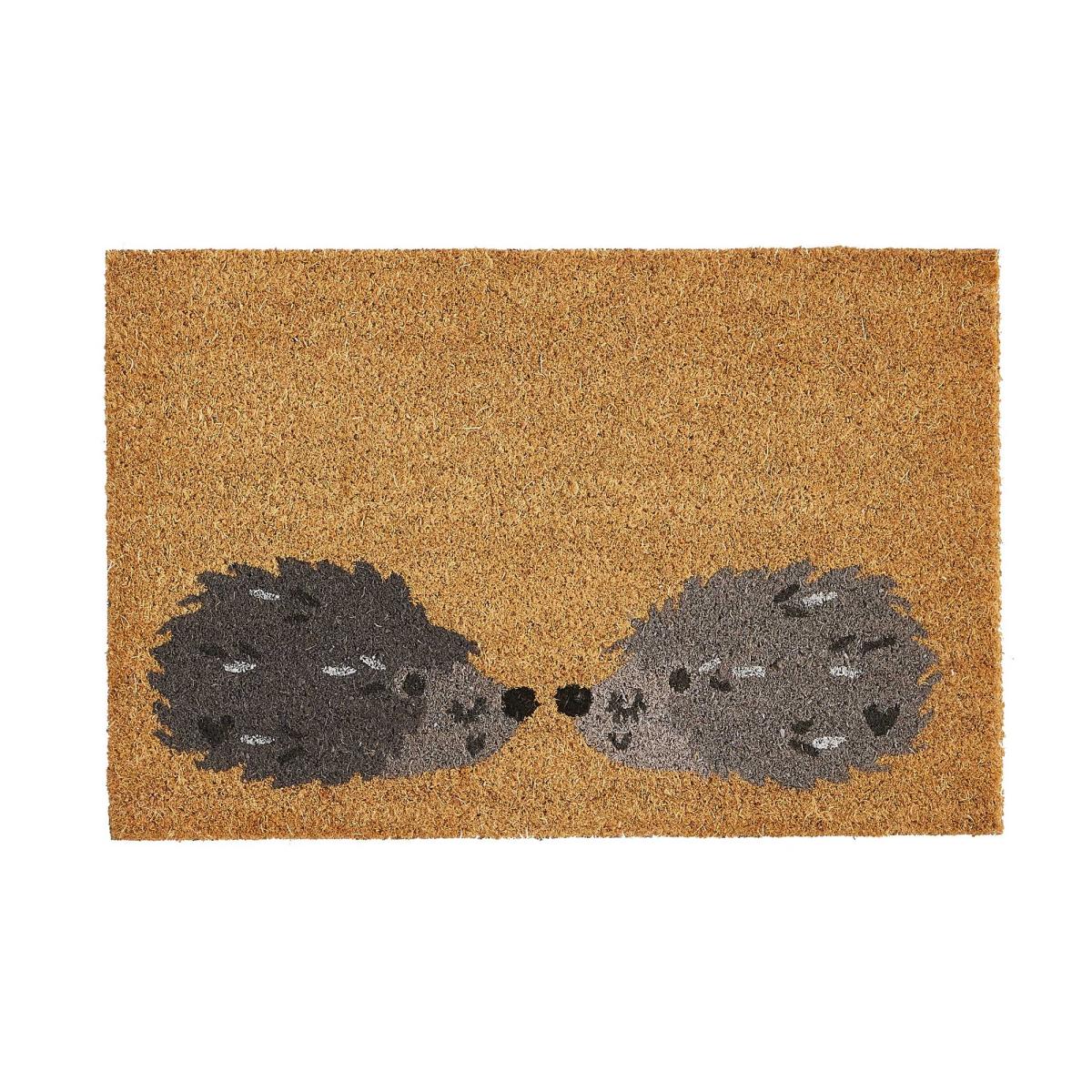 Hedgehogs Coir Doormats in Natural 40x60cm – image 3