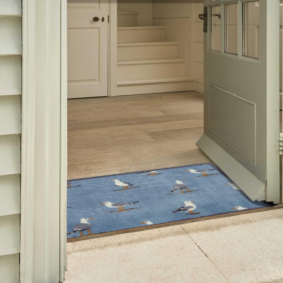 Shore Birds Doormats By Sanderson in Blue 60x85cm – image 2