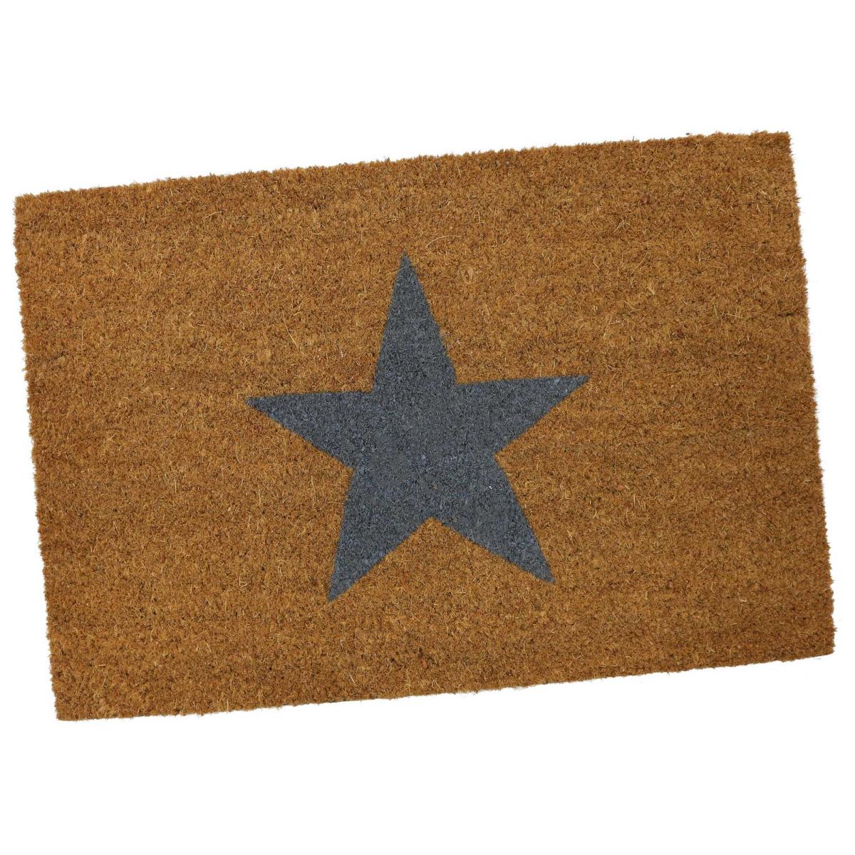 Star Coir Doormats in Natural 40x60cm – image 5