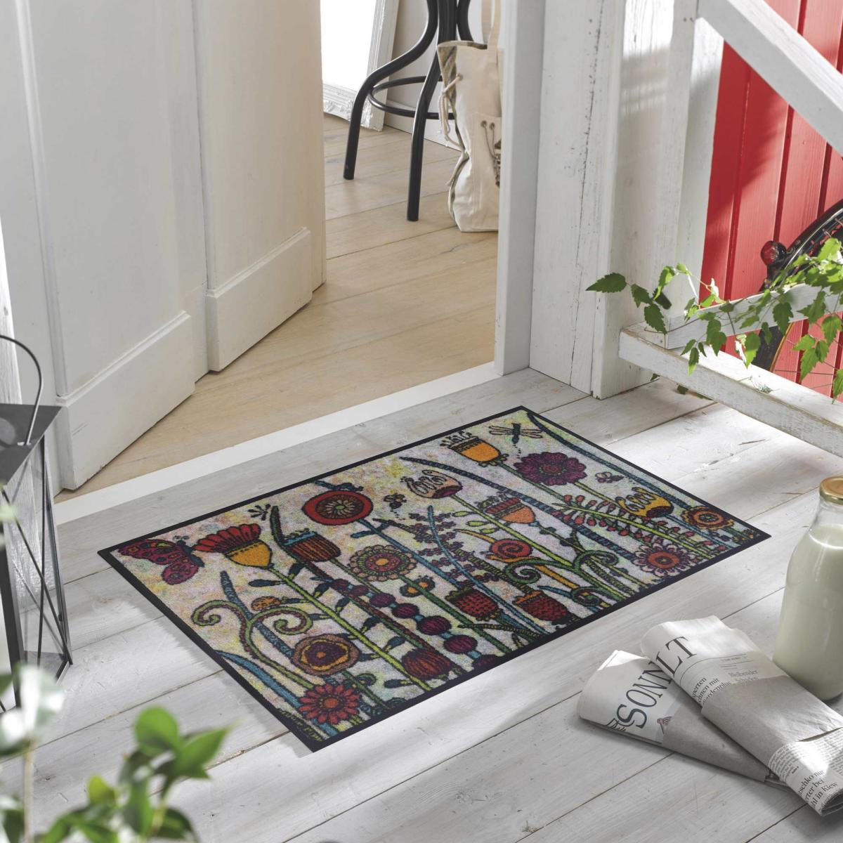 Sonnentag Floral Washable Floor Mats in Multicolour – image 2