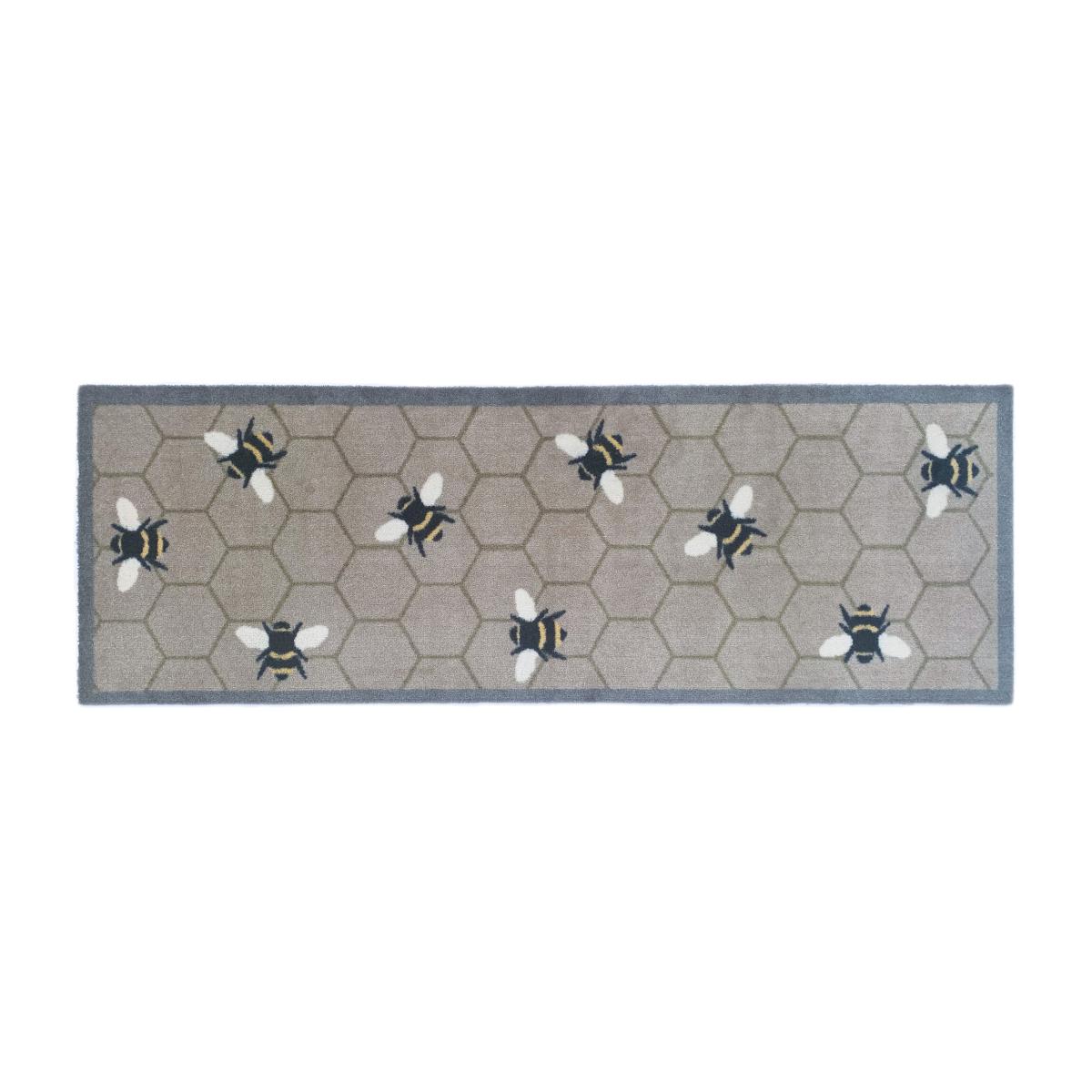 My Bee Washable Anti Slip Doormat in Grey Beige 50x75cm – image 1