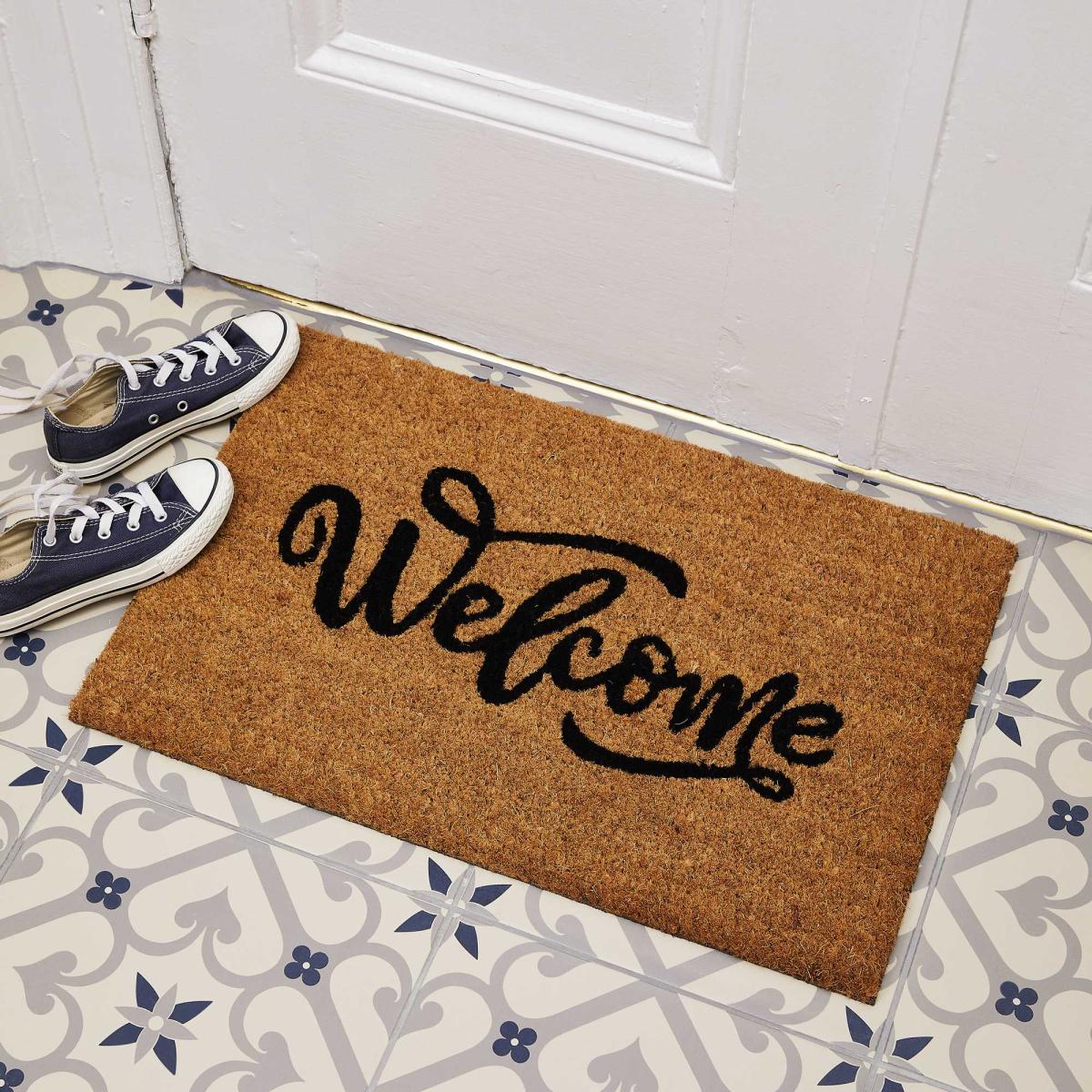 Welcome Coir Doormats in Natural – image 2